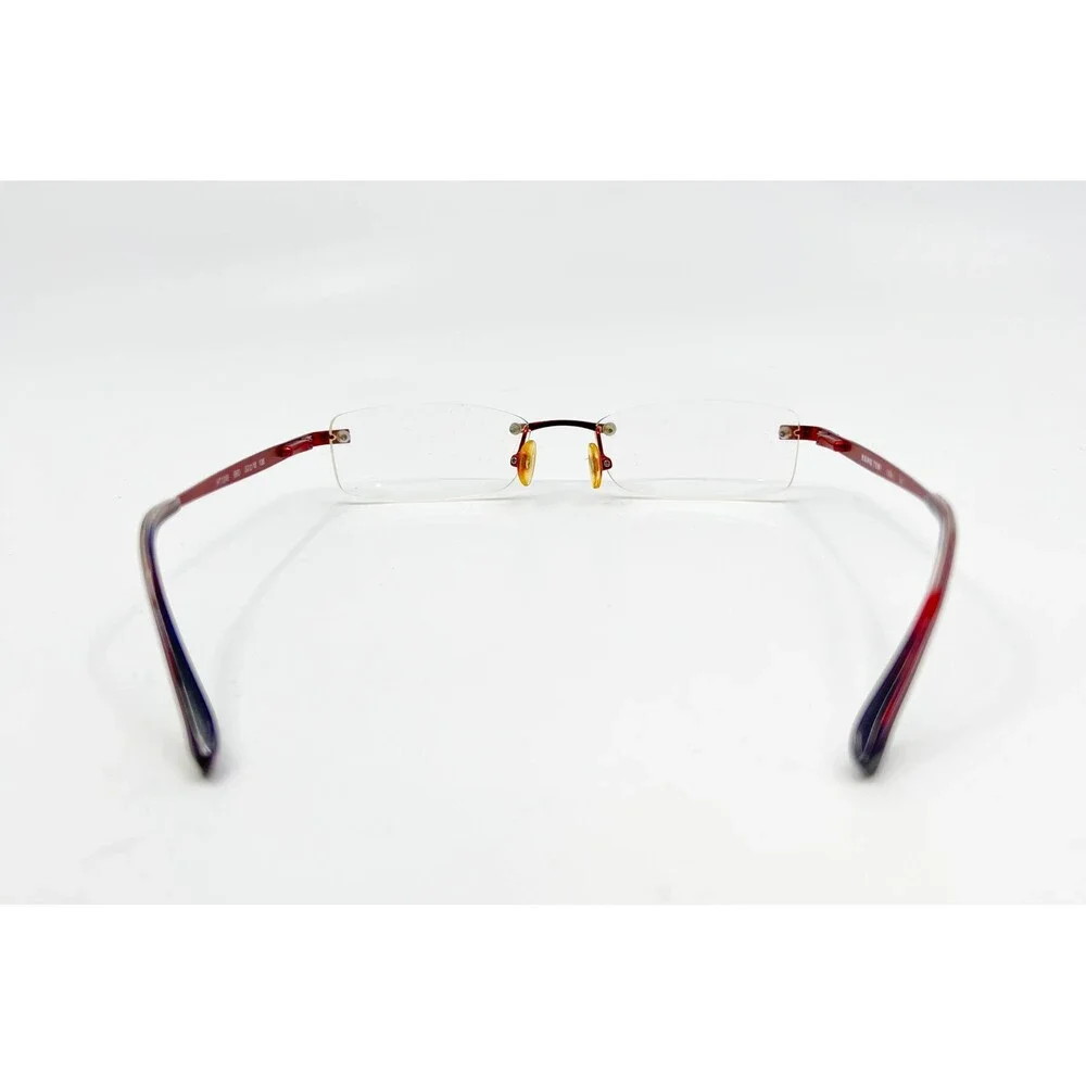 Hang Ten Eyeglasses Womens Red Rimless HT1249 06D 52-18-138